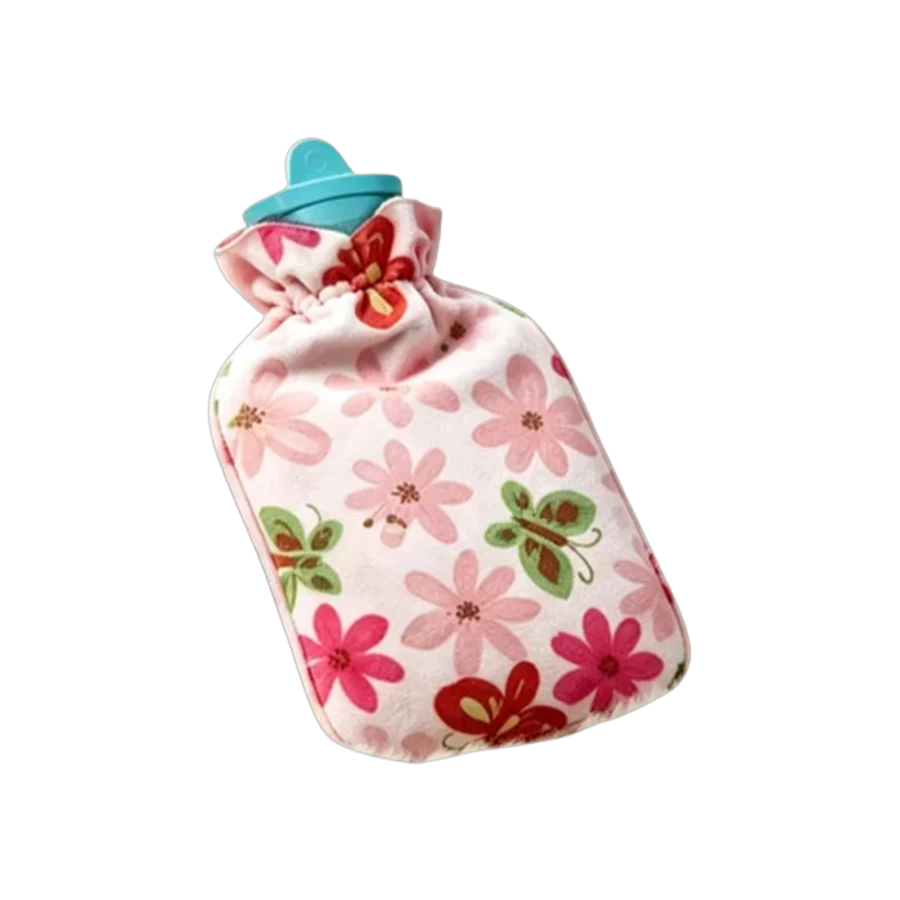 Warmtekruik met zachte pluche hoes