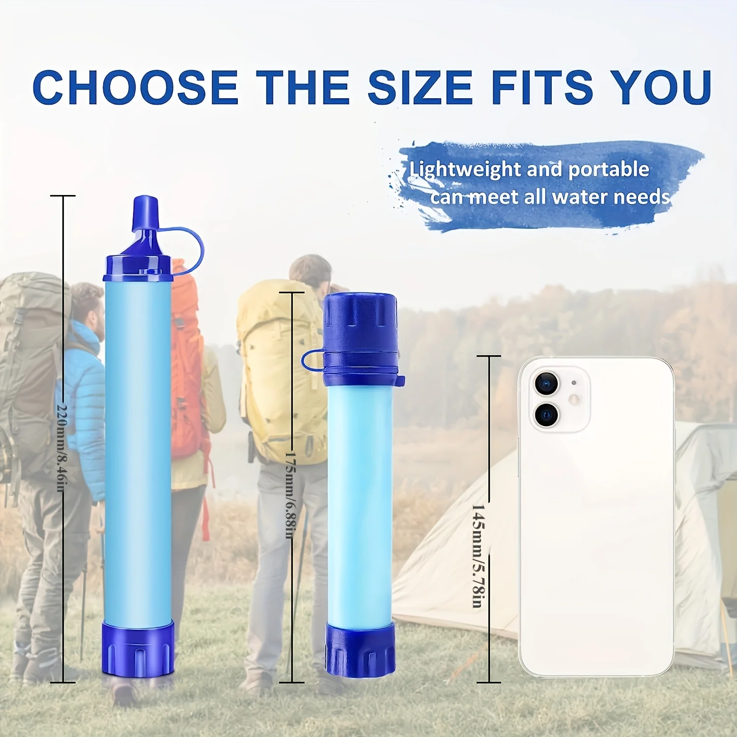 Persoonlijk Waterfilter - Outdoor & Nood - 0.01 micron 3